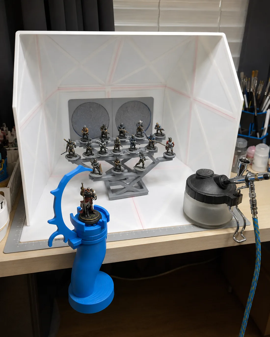 Studio photo et arbre de présentation pour l'armée